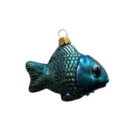 Christmas Decoration Fish Dark Blue