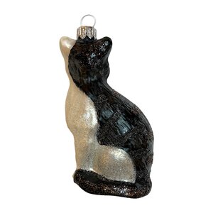 Christmas Ornament Tabby Cat Grey