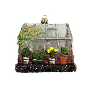 Kerstbal Bloemenkasje