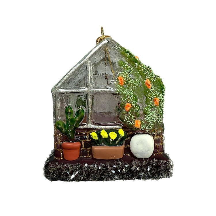 Kerstbal Bloemenkasje