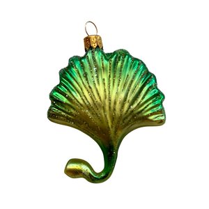 Kerstbal Ginkgo Groen