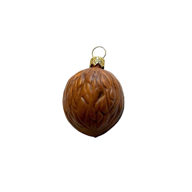 Kerstbal Walnoot Half Hol