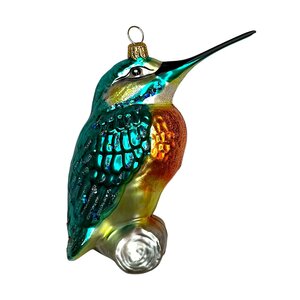 Kerstbal IJsvogel Hangend