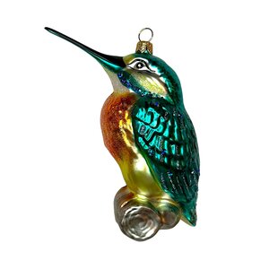Christmas Ornament Kingfisher Hanging