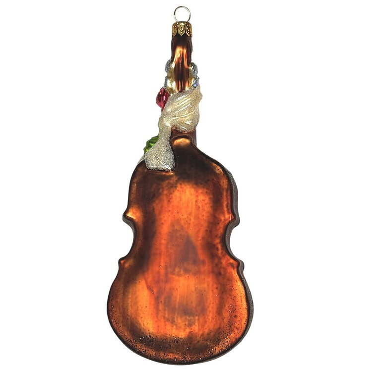 Christmas Ornament Double Bass