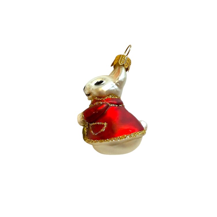 Kerstbal Konijntje Mini