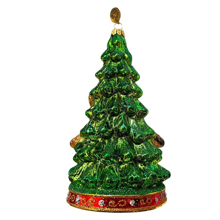 Christmas Ornament Christmas Tree with Nativity Scene