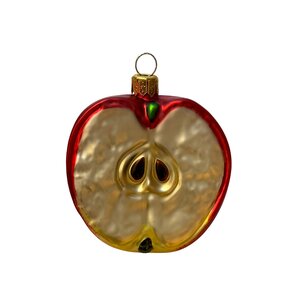 Christmas Ornament Apple Half