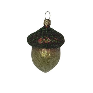Kerstbal Eikeltje Groen