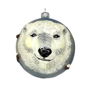 Kerstbal IJsbeer Kop