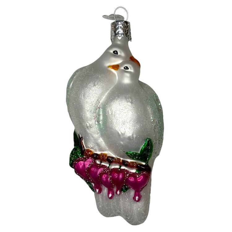 Christmas Ornament Love Birds