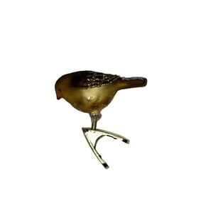 Christmas Ornament Miniature Bird Brown