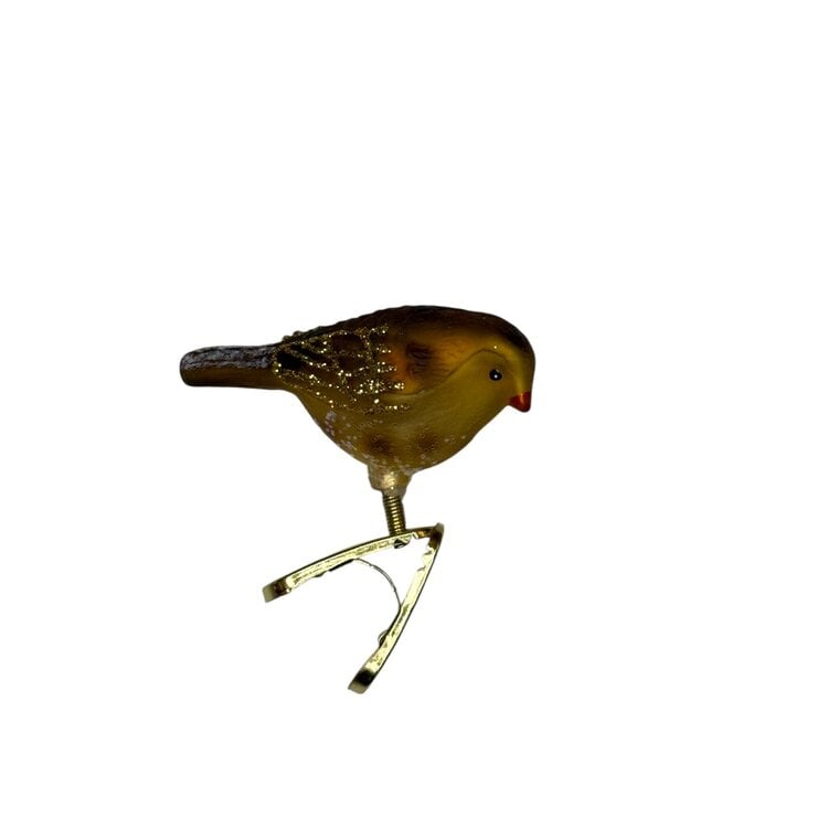 Vogelclip Vogel Klein Bruin