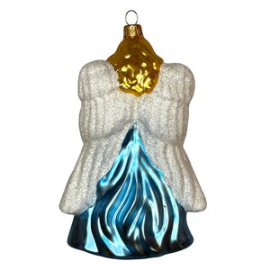 Christmas Ornament Angel with Doggies