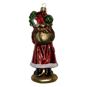 Kerstbal Santa met Cadeautjes