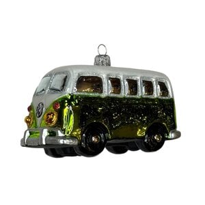 Kerstbal Volkswagenbusje Groen
