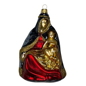 Kerstbal Maria met Jezus