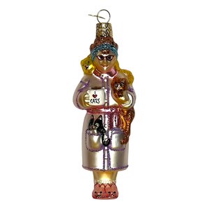Christmas Decoration Cat Lady
