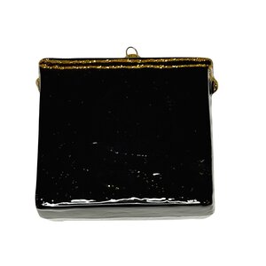 Kerstbal Piano Zwart