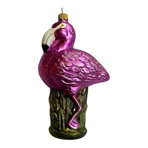 Kerstbal Flamingo