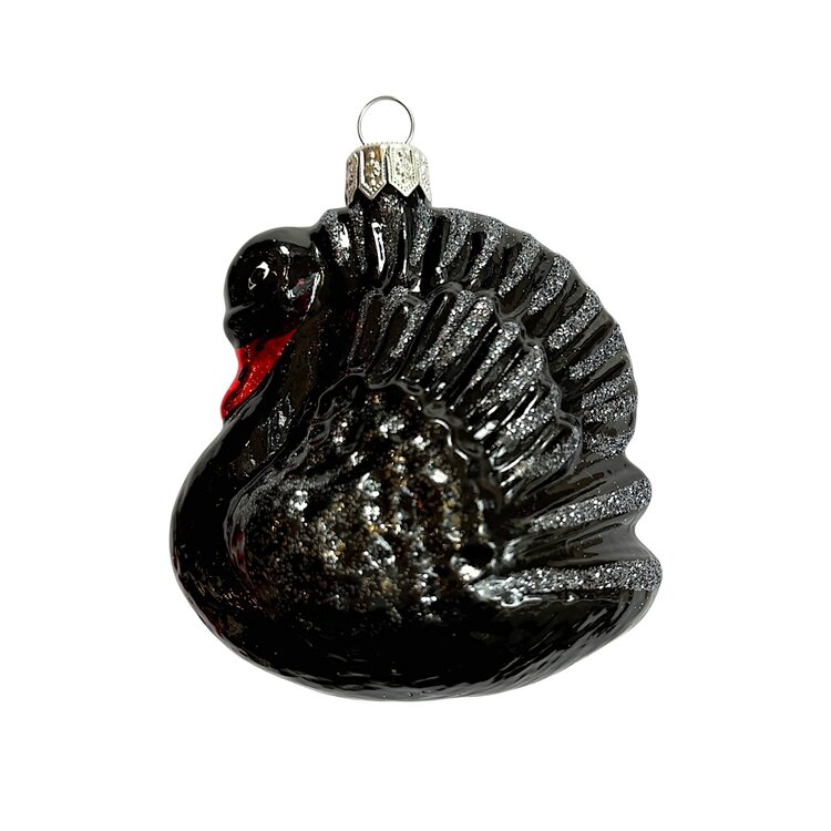 Kerstbal Zwarte Zwaan