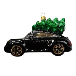 Christmas Decoration Porsche with Christmas Tree Christmas Decoration Porsche with Christmas Tree