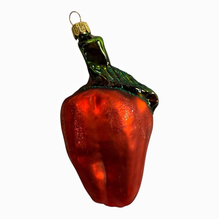 Christmas Ornament Red Bell Pepper