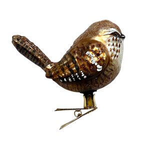 Christmas Ornament Happy Wren