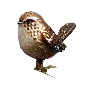 Vogelclip Blij Winterkoninkje