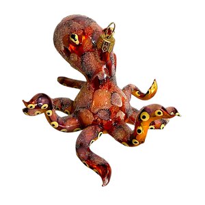 Christmas Ornament Octopus Pink