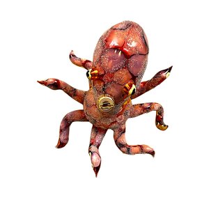 Christmas Ornament Octopus Pink