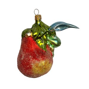 Christmas Ornament Elf on a Pear
