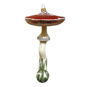 Christmas Ornament Large Red Mushroom