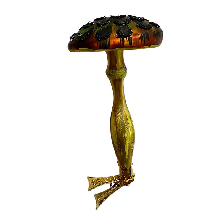 Christmas Ornament Little Mushroom Brown