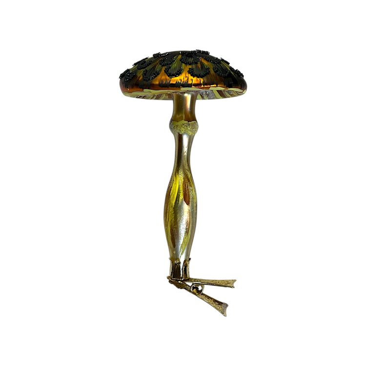 Christmas Ornament Little Mushroom Brown
