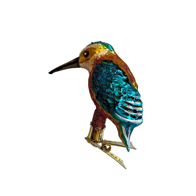 Christmas Ornament Kingfisher Little