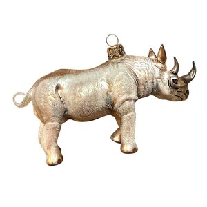 Christmas Ornament White Rhino