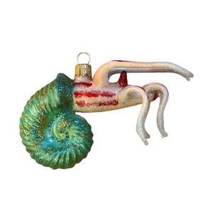 Christmas Ornament Hermit Crab Pink