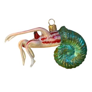 Christmas Ornament Hermit Crab Pink