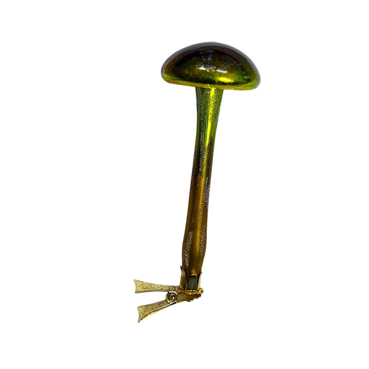 Christmas Ornament Green Mushroom