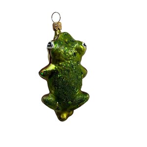 Christmas Decoration Frog on a Small Branch