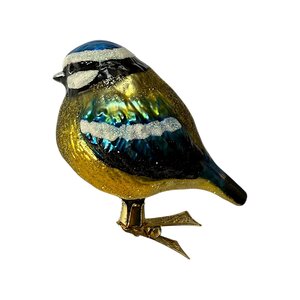 Christmas Ornament Chubby Blue Tit