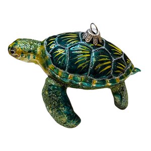Christmas Decoration Large Turtle Green