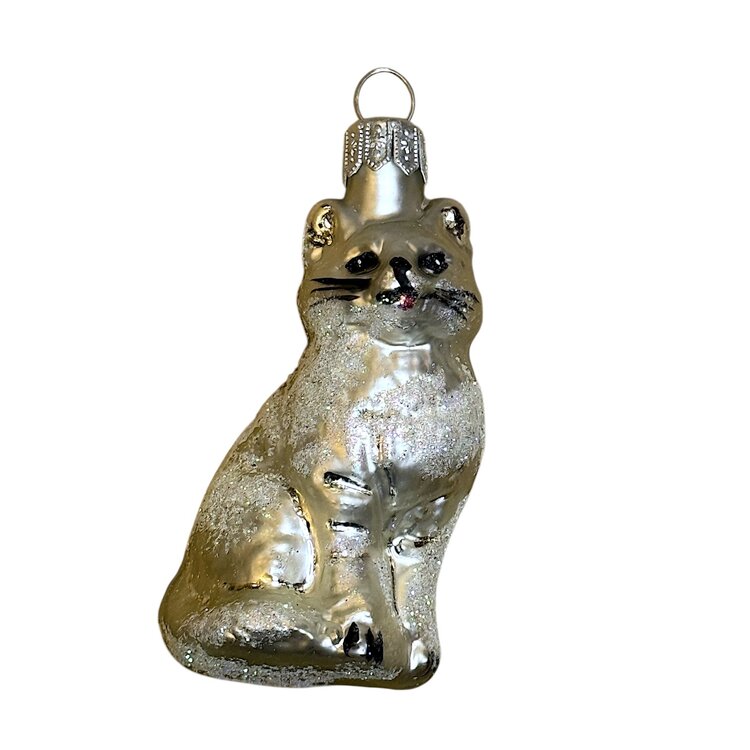 Christmas Ornament Little White Kitten