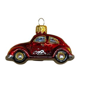 Kerstbal Auto Rood