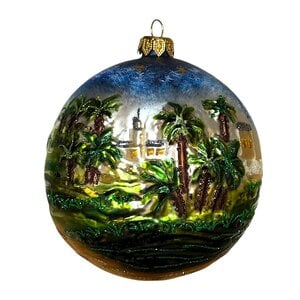 Christmas Decoration Three Kings In Desert