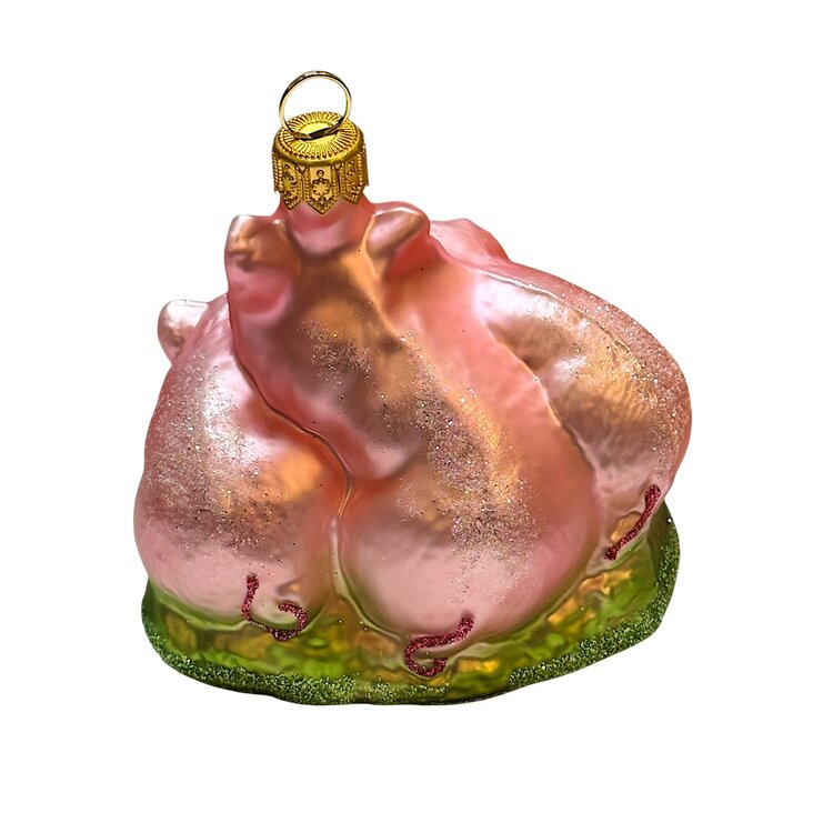 Christmas Ornament Three Piggies