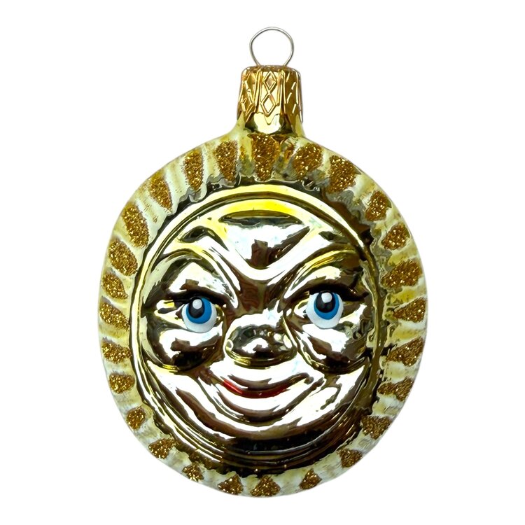 Christmas Decoration  Sun Face Shiny