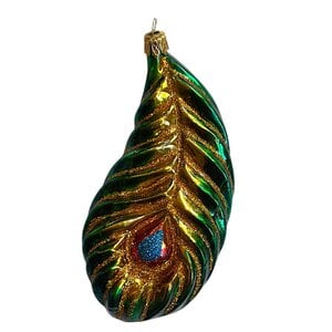 Christmas Decoration  Peacock Feather