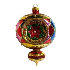 Christmas Decoration Reflector Harlequin